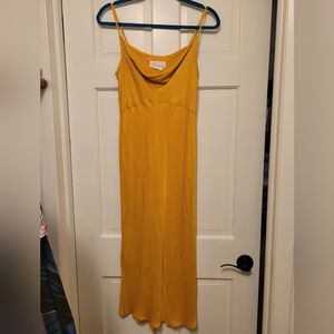 Anthropologie Elyse midi slip dress